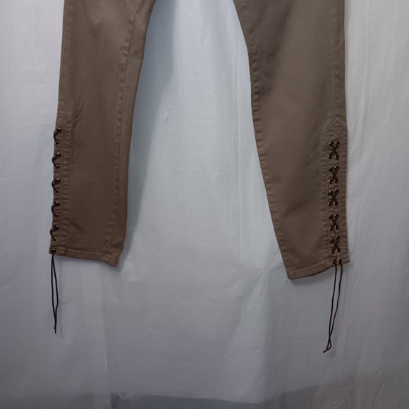 LIFE IN PROGRESS WOMAN LASE UP HEM JEANS - Picture 3 of 8